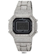 DACQA Iced Digital Watch – Special – Silver