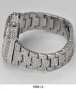 DACQA Iced Digital Watch Special – Silver