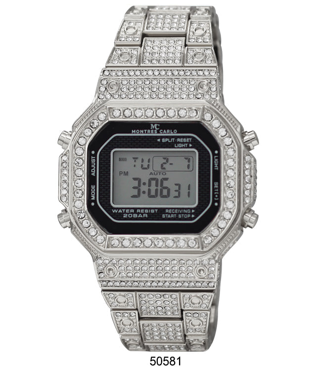 DACQA Iced Digital Watch Special – Silver DACQA Iced Digital Watch Special – Silver