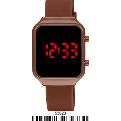DACQA LED Watch – Brown