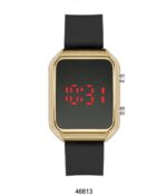 DACQA LED Watch – Gold/Black