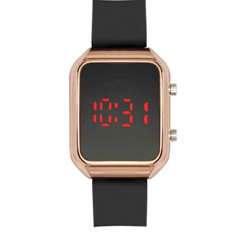 DACQA LED Watch – Gold/Black