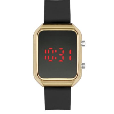 DACQA LED Watch – Gold/Black