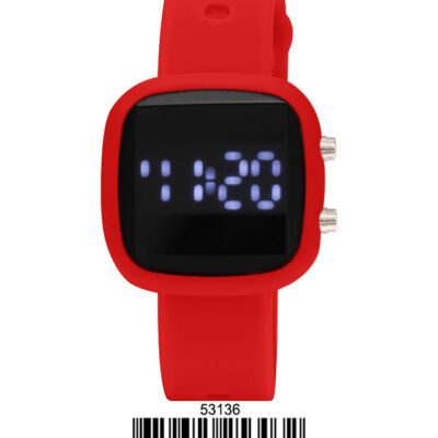 DACQA LED Watch – Red