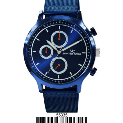 DACQA Mesh Band Watch – Blue