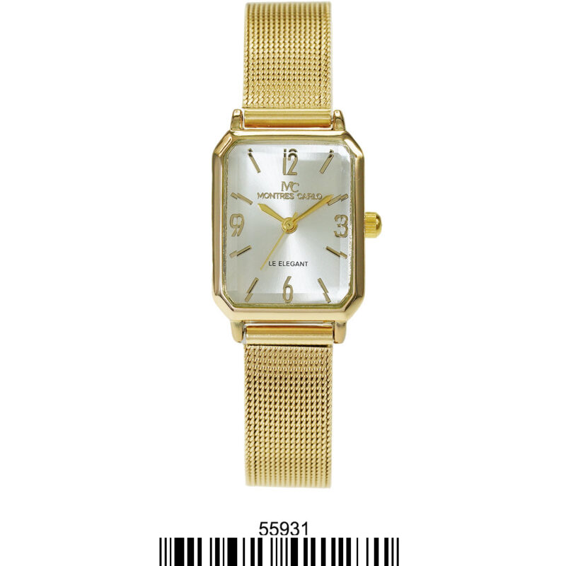 DACQA Mesh Band Watch – Navy Blue
