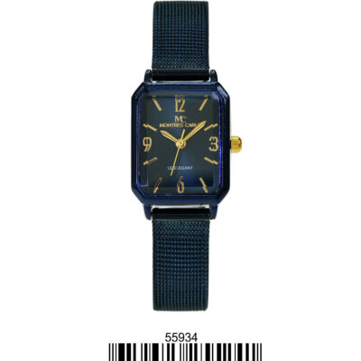 DACQA Mesh Band Watch – Navy Blue