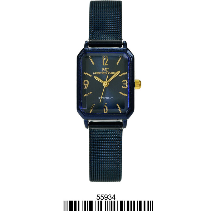DACQA Mesh Band Watch – Navy Blue DACQA Mesh Band Watch – Navy Blue
