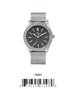 DACQA Mesh Band Watch – Silver/Black