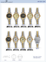 DACQA Metal Band Day and Date Watch