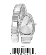 DACQA Metal Band Snake Watch – Silver
