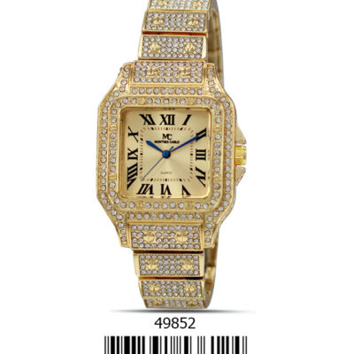 DACQA Metal Band Watch – Gold