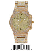 DACQA Metal Band Watch – Gold