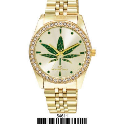 DACQA Metal Band Watch – Gold