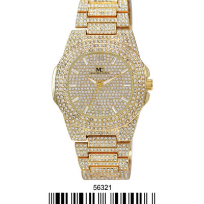 DACQA Metal Band Watch – Gold