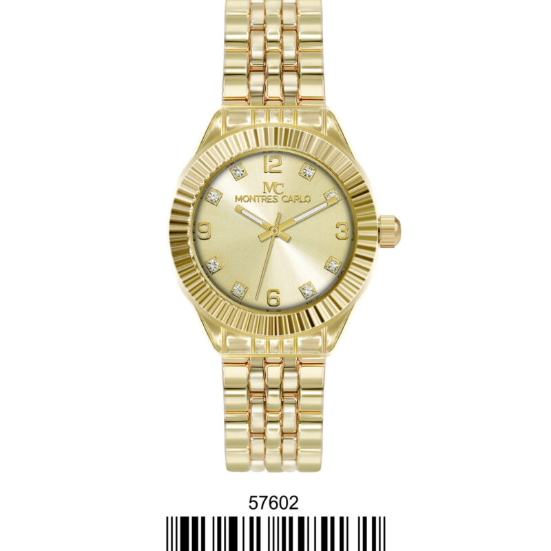 DACQA Metal Band Watch – Gold