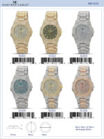 DACQA Metal Band Watch – Gold