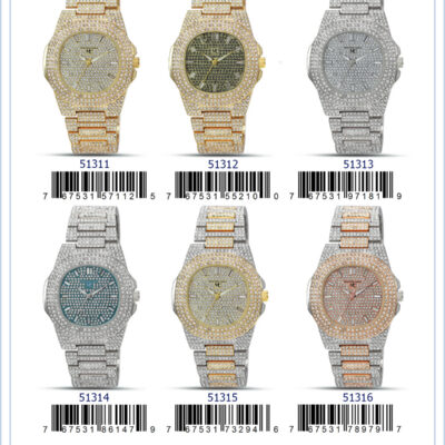 DACQA Metal Band Watch – Gold