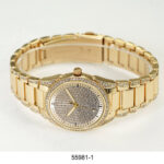 DACQA Metal Band Watch – Gold