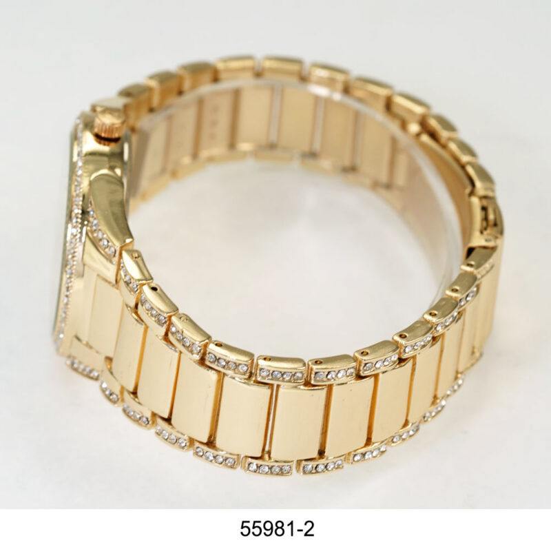 DACQA Metal Band Watch – Gold