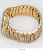 DACQA Metal Band Watch – Gold