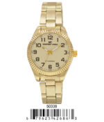 DACQA Metal Band Watch – Gold