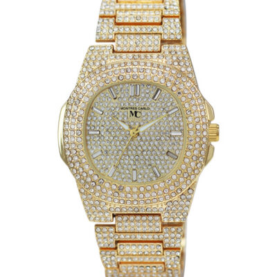 DACQA Metal Band Watch – Gold
