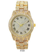DACQA Metal Band Watch – Gold