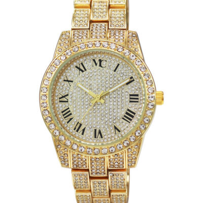 DACQA Metal Band Watch – Gold