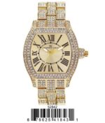DACQA Metal Band Watch – Gold