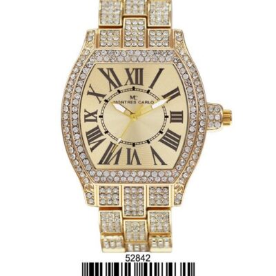 DACQA Metal Band Watch – Gold