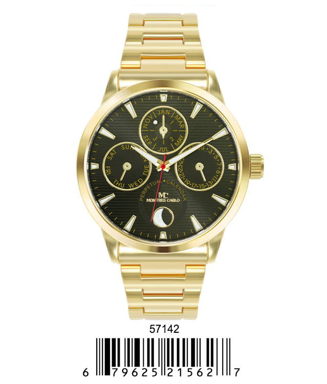 DACQA Metal Band Watch – Gold/Black DACQA Metal Band Watch – Gold/Black