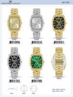 DACQA Metal Band Watch – Gold/Black