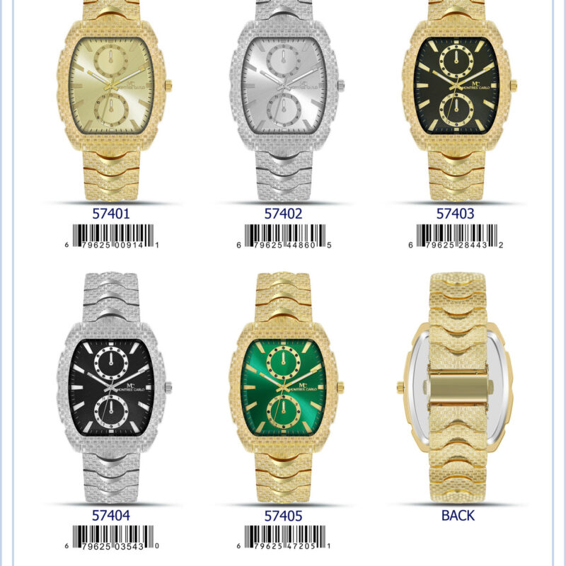 DACQA Metal Band Watch – Gold/Black