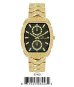 DACQA Metal Band Watch – Gold/Black