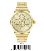 DACQA Metal Band Watch – Gold/Black