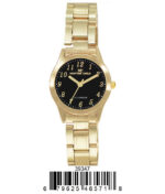 DACQA Metal Band Watch – Gold/Black/Gold