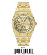 DACQA Metal Band Watch – Gold/Gold