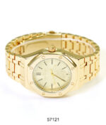 DACQA Metal Band Watch – Gold/Gold