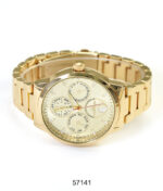 DACQA Metal Band Watch – Gold/Gold