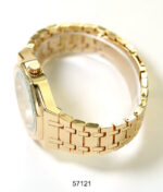 DACQA Metal Band Watch – Gold/Gold