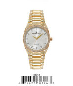DACQA Metal Band Watch – Gold/Silver