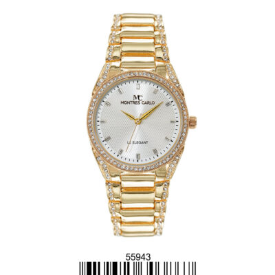 DACQA Metal Band Watch – Gold/Silver