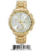 DACQA Metal Band Watch – Gold/Silver