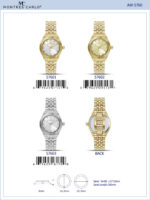 DACQA Metal Band Watch – Gold/Silver
