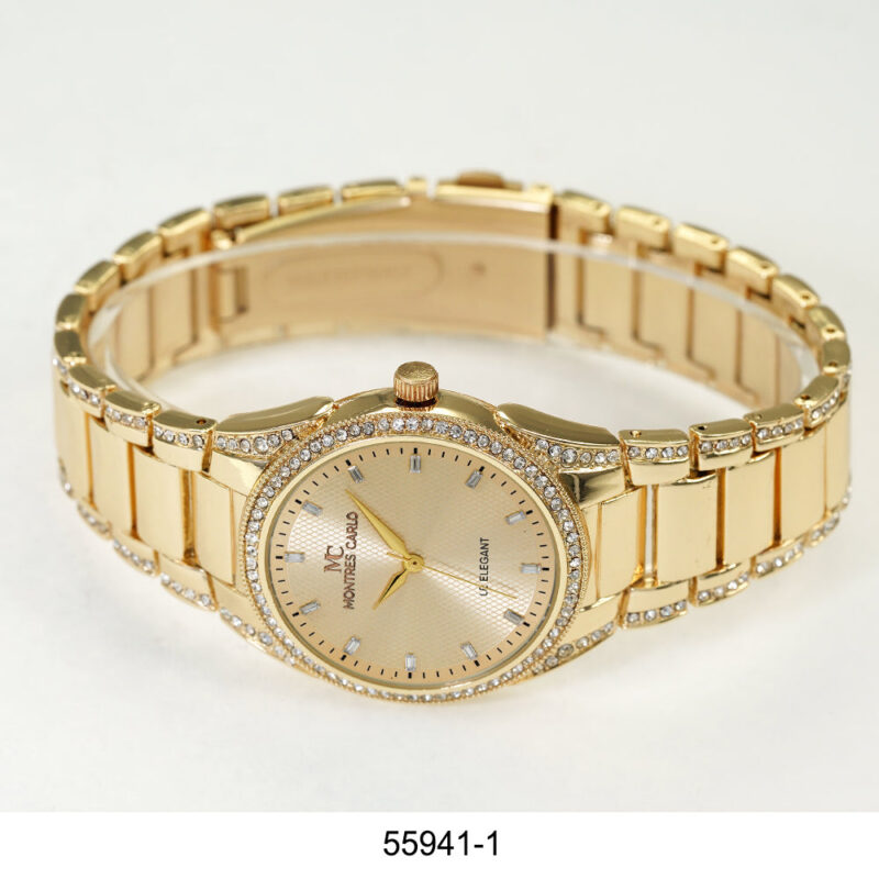 DACQA Metal Band Watch – Gold/Silver
