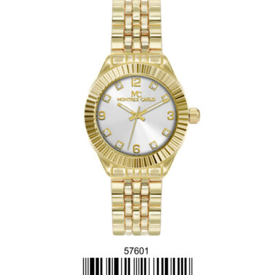 DACQA Metal Band Watch – Gold/Silver