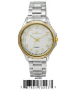 DACQA Metal Band Watch – Gold/White