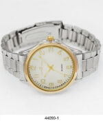DACQA Metal Band Watch – Gold/White