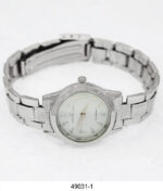 DACQA Metal Band Watch – Gold/White
